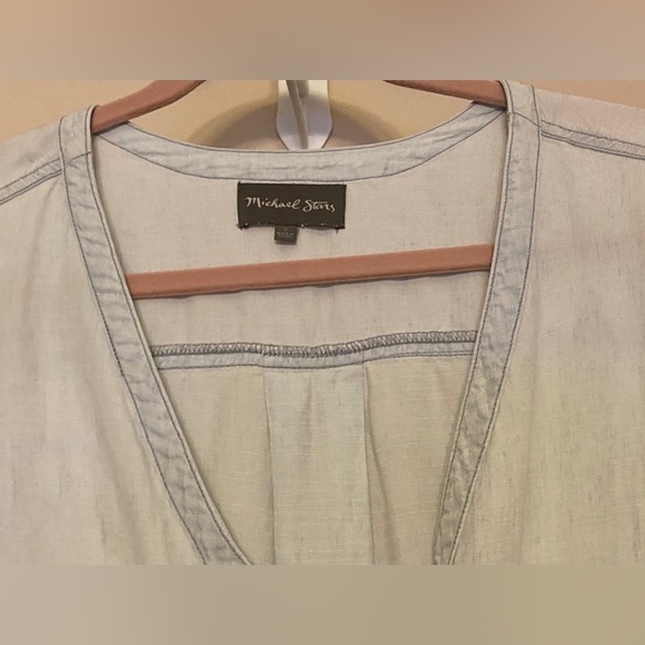 ✨michael Stars Sz-S Light Blue Denim Dress, Airy & Comfortable Cool- GentlyUsed✨ - Picture 5 of 16